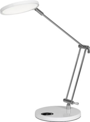 Hansa LED Tischleuchte Spark, 4000 K, 12 W, dimmbar, Memoryfunktion, 600 lm, weiß