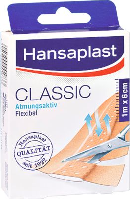 Hansaplast Classic-Pflaster, 1 m x 6 cm