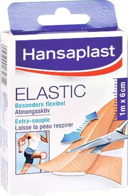 Hansaplast Elastic-Pflaster, 1 m x 6 cm