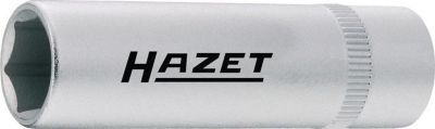 HAZET Steckschlüsseleinsatz 850LG-7, 1/4 Zoll, SW 7 mm, L 50 mm, 6-kant, CV-Stahl, DIN 3124/ISO 2725-1