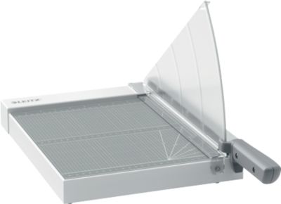 Hebelschneider Leitz Precision Home Office A4, bis A4, bis 10 Blatt, beleuchtete Schneidkante, Ableselineal, Klingenschutz, Edelstahl