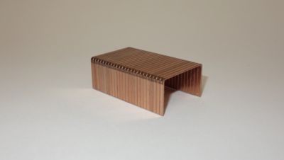 Heftklammern Packfix, für Akku-Kartonverschlussgeräte, Rückenbreite 35 mm, Drahttärke 0,9 x 2,3 mm, Typ B 5/8" mit Schenkellänge 16 mm, 20000 Stück