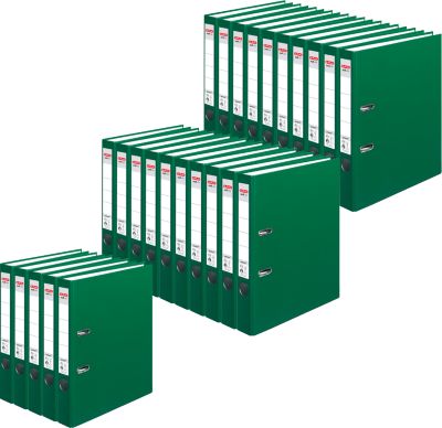 herlitz Ordner maX.file protect, DIN A4, Rückenbreite 50 mm, 25 Stück, grün