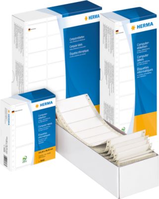HERMA Computeretiketten, endlos, 1-bahnig, 88,9 x 48,4, 3000 Stück
