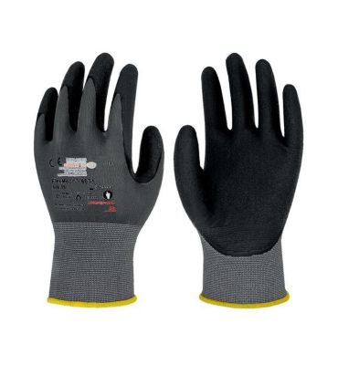 HONEYWELL Nitrilhandschuhe FlexMech 663+, Gr.8, EN420, EN388, EN407, PSA II, Polyamid-Trikot, touchscreenfähig, 10 Stück