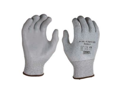 HPPE-Schnittschutz-Strickhandschuh Dondra, mit PU Mikroschaum-Beschichtung, 12 Paar, Größe XL