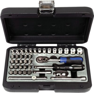 Industrie-Steckschlüsselkoffer, 1/4" Größe, 40-tlg.