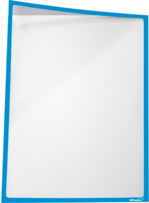 Infotasche, magnetisch, PET-Folie, A4 hoch/quer, blau, 5 Stück