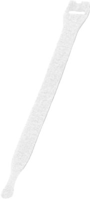 Kabel-Klettverschlüsse, weiß, 10 Stück