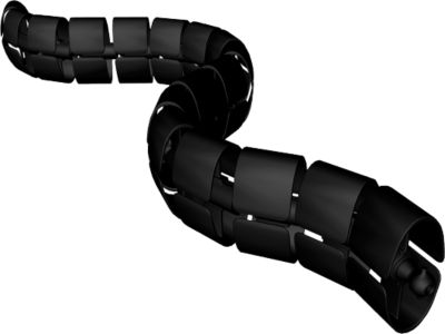 Kabelschlange Premium, L 1250 mm, schwarz