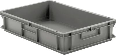 Kasten im EURO-Maß EF 6120, 23,3 l, grau