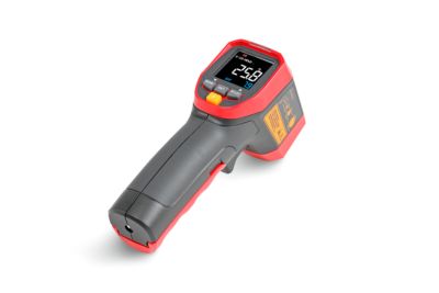 KERN Infrarotthermometer JIT 100, Laserklasse 2, °C und °F, Messbereich -32 °C bis +420 °C, Batteriebetrieb, rot-schwarz