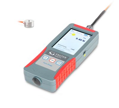KERN Kraftmessgerät FS 2-500OY1, digital, externe Messzelle, Messbereich 500 N, Ablesbarkeit 0,1 N, interner Speicher, USB, Akkubetrieb, in Koffer