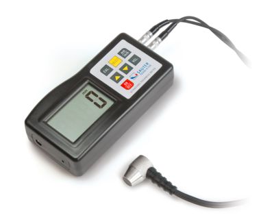 KERN Materialdickenmessgerät TD 225-0.1US, Ultraschall, Messbereich 1,2-225 mm, 1000-9999 m/s, mm und Inch, RS-232, Batteriebetrieb, Tragekoffer