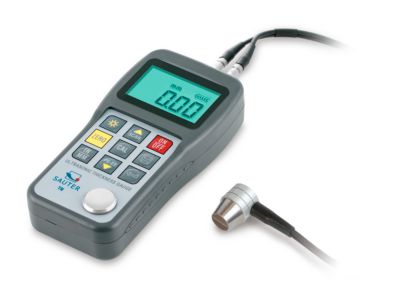 KERN Materialdickenmessgerät TN 230-0.1US, Ultraschall, Messbereich 1,2-230 mm, Ablesbarkeit 0,1 mm, mm und Inch, interner Speicher, ohne USB, in Koffer