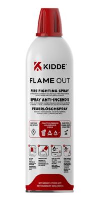 Kidde Feuerlöscher Spray KFS-500, Löschleistung 34 A, Spritzdauer 0,5 s, Aluminium, rot