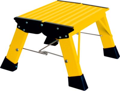 Klapptritt Treppy, 1 Stufe, gelb