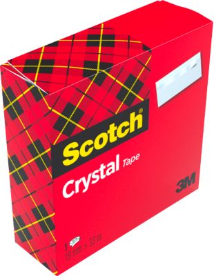 Klebeband Scotch® Crystal Tape "600", 19mm x 33m