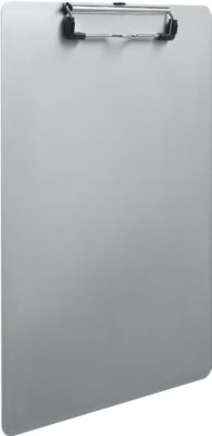 Klemmbrett MAUL, DIN A4, mit Magnetband und Bügelklemme, 319 x 230 x 14 mm, Aluminium, silber