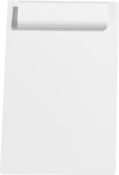 Klemmbrett MAUL, mit Aufhängöse, DIN A5 hoch, B 160 x H 245 mm, Kunststoff, weiß