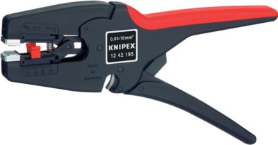 KNIPEX Abisolierzange 195 mm selbstanp.
