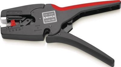 KNIPEX Automatikabisolierzange MultiStrip® 10, L 195 mm, AWG 32-7, glasfaserverstärkt, Spezial-Werkzeugstahl