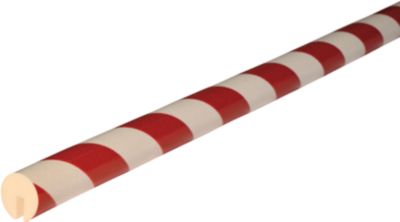 Knuffi® Kantenschutzprofil Typ B, 1-m-Stück, weiß/rot