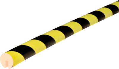Knuffi® Kantenschutzprofil Typ B, 5-m-Rolle, gelb/schwarz