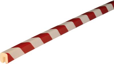 Knuffi® Kantenschutzprofil Typ G, 1-m-Stück, weiß/rot