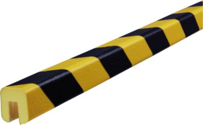 Knuffi® Kantenschutzprofil Typ G, 5-m-Rolle, gelb/schwarz