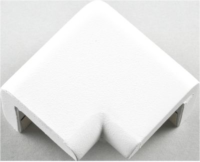 Knuffi® Schutzecke für Knuffi Eckschutzprofil Typ H, L 42 x B 22 mm, selbstklebend, PU-Schaum, 2-schenkelig, weiß