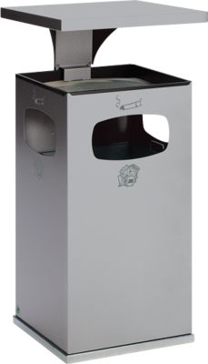 Kombi-Ascher B42, m. Dach, inkl. Inneneinsatz, silber