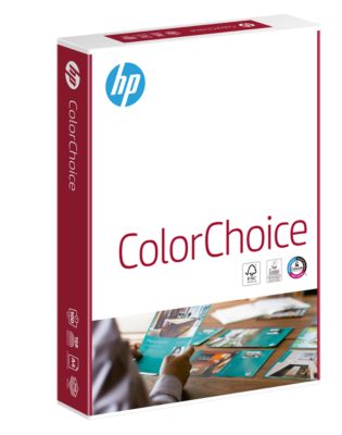 Kopierpapier Hewlett Packard ColorChoice, DIN A4, 100 g/m², hochweiß, 1 Karton = 5 x 500 Blatt