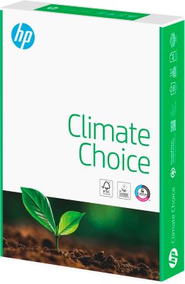 Kopierpapier HP Climate Choice CHP 141, DIN A4, 80 g/m², reinweiß, 1 Karton = 5 x 500 Blatt