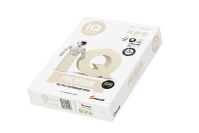 Kopierpapier Mondi IQ Premium, DIN A4, 80 g/m², hochweiß, 1 Karton = 5 x 500 Blatt