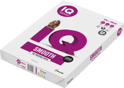 Kopierpapier Mondi IQ Smooth, DIN A3, 120 g/m², hochweiß, 1 Paket = 500 Blatt