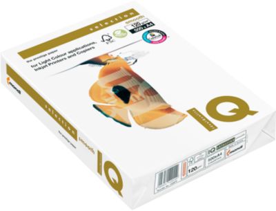 Kopierpapier Mondi IQ Smooth, DIN A4, 120 g/m², hochweiß, 1 Paket = 500 Blatt