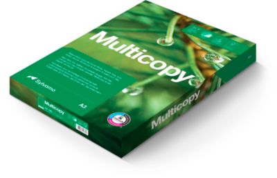 Kopierpapier Multicopy, DIN A3, 160 g/m², hochweiß, 1 Karton = 3 x 250 Blatt