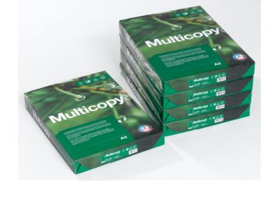 Kopierpapier Multicopy, DIN A3, 160 g/m², reinweiß, 1 Paket = 250 Blatt