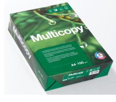 Kopierpapier Multicopy, DIN A4, 100 g/m², hochweiß, 1 Paket = 500 Blatt