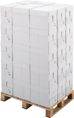 Kopierpapier Standard, DIN A4, 80 g/m², weiß, 1 Palette = 200 x 500 Blatt