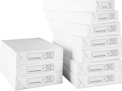 Kopierpapier Standard, DIN A4, 80 g/m², weiß, 1 VE = 10 x 500 Blatt