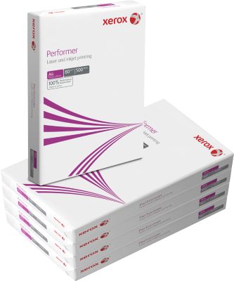 Kopierpapier Xerox Performer ECF 003R90649, DIN A4, 80 g/m², weiß, 2 Karton = 10 x 500 Blatt