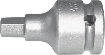 Kraftschraubersteckschlüs seleinsatz 725 1/2Zoll i6-KT.SW 6mm L.55mm ASW