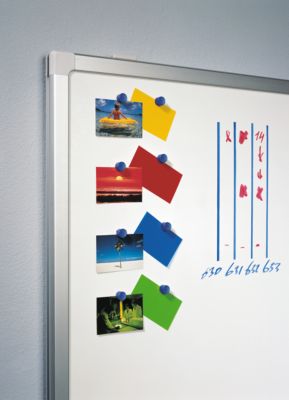 Kratzfeste Magnete Legamaster, 10 Stück, weiß