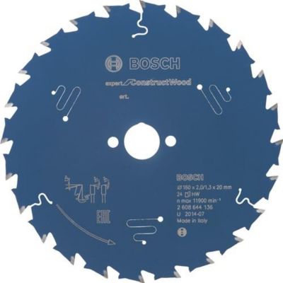 Kreissägeblatt AD 160mm Z.24 WZ Bohr.20mm Schnitt-B.2mm HM BOSCH