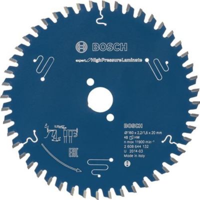Kreissägeblatt AD 160mm Z.48 TR-F Bohr.20mm Schnitt-B.2,2mm HM BOSCH