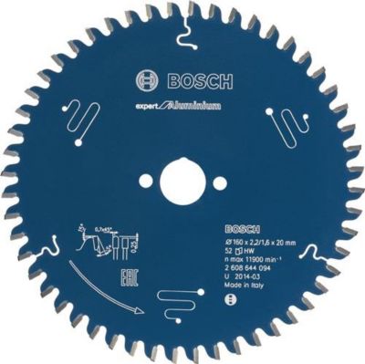 Kreissägeblatt AD 165mm Z.52 HLTCG Bohr.20mm Schnitt-B.2,6mm HM BOSCH