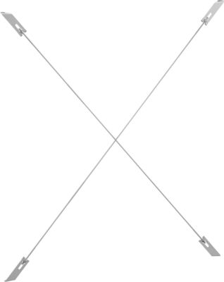 Kreuzverband für Regalsystem R 3000, für Feldbreite 994 mm, Höhe 901 mm