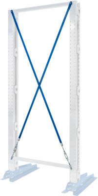 Kreuzverband KRM, Achsmaß 600 mm, Ständerhöhe 2000 mm